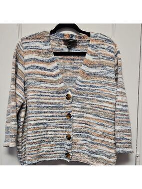 Lane Bryant  Multicolor Button-Front Cardigan Size 18/20